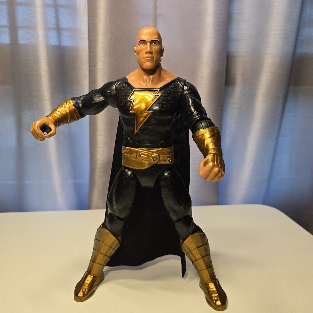 Light Up And Talking Power Punch Black Adam 12 Inch Action Figure Spin Master